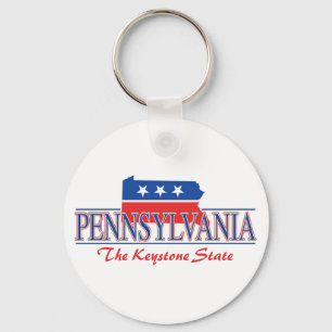 Patriotischer Schlüsselanhänger Pennsylvanias