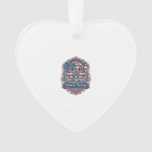 Patriotischer Schmetterlingsgarten Vektorgrafik T- Ornament