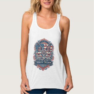 Patriotischer Schmetterlingsgarten Vektorgrafik T- Tank Top