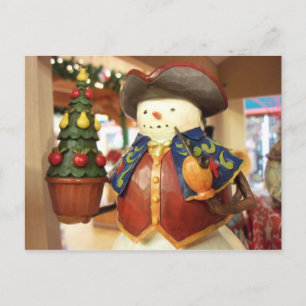 Patriotischer Schneemann. Savage Mill Postkarte