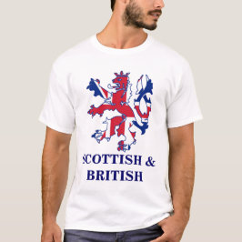 Patriotischer Scottish und Brtish T-Shirt