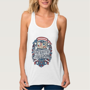 Patriotischer Scrapbooker Vektorgrafik T-Shirt_1 Tank Top