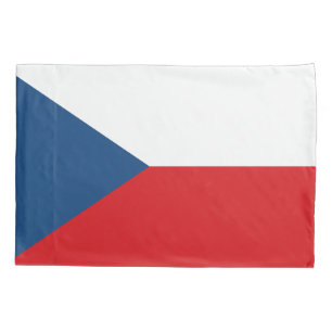Patriotischer Single Pillowcase-Fahne in Tschechie Kissenbezug
