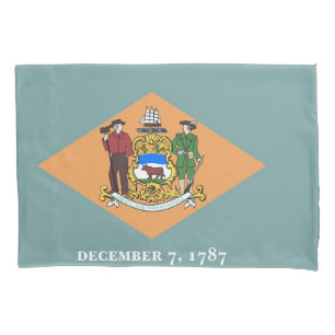 Patriotischer Single Pillowcase Fahne von Delaware Kissenbezug