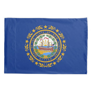 Patriotischer Single Pillowcase Fahne von New Hamp Kissenbezug