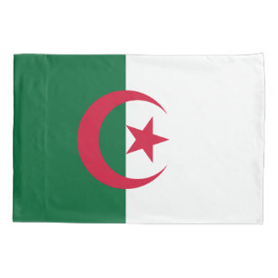 Patriotischer Single Pillowcase-Flagge Algeriens Kissenbezug