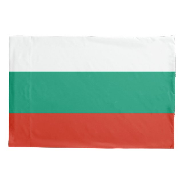 Patriotischer Single Pillowcase Flagge Bulgariens Kissenbezug (Rückseite)