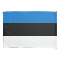 Patriotischer Single Pillowcase mit estnischer Fla