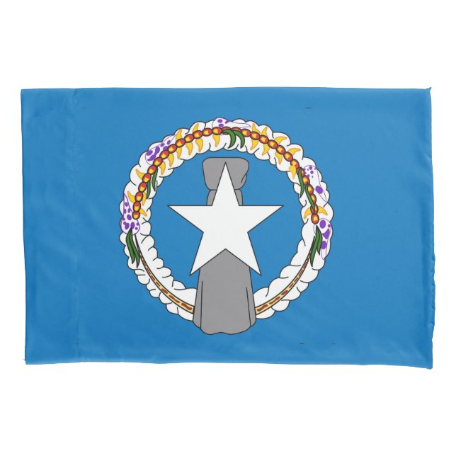 Patriotischer Single Pillowcase Northern Mariana F Kissenbezug (Vorderseite)