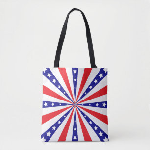 Patriotischer Sonnenstrahl Tasche