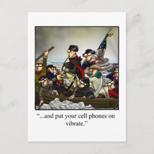 Patriotischer Spaß Postcard Postkarte