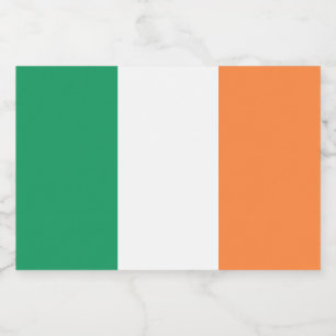 Patriotischer St. Patrick's Day Lebensmitteletikett