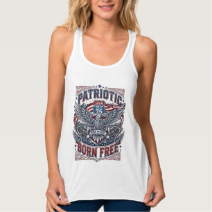 Patriotischer Stahl Road Guardian Biker Road Freed Tank Top
