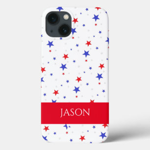 Patriotischer Stern und initiales Handyhülle für i Case-Mate iPhone Hülle