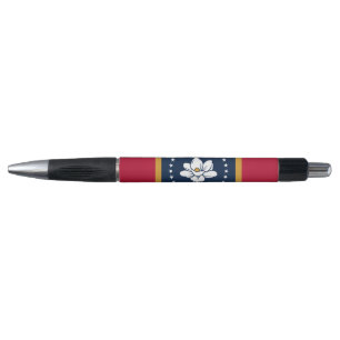 Patriotischer Stift mit Flagge von Mississippi, US