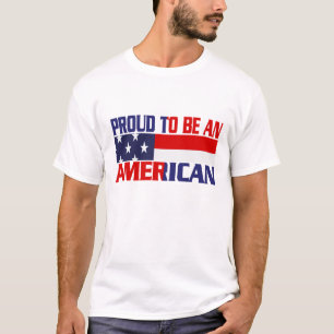 Patriotischer Stolz als Amerikaner T-Shirt