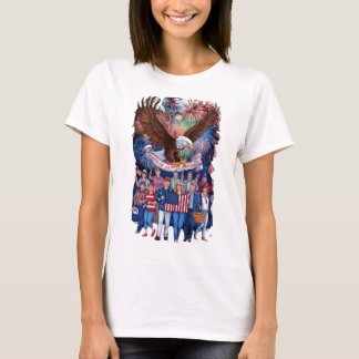 Patriotischer Stolz: Amerikanische Unabhängigkeits T-Shirt