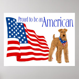 Patriotischer Stolz in Amerika Poster