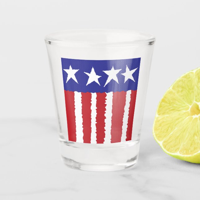 Patriotischer Stolz Schnapsglas (Vorderseite)