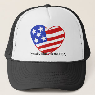 Patriotischer Stolz! Stolz gemacht in den USA!!! Truckerkappe