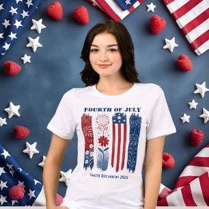 Patriotischer T - Shirt, amerikanische Flagge, Wie Tri-Blend Shirt