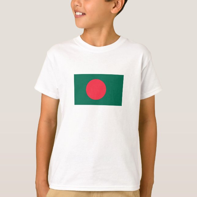 Patriotischer T - Shirt in Bangladesch (Vorderseite)