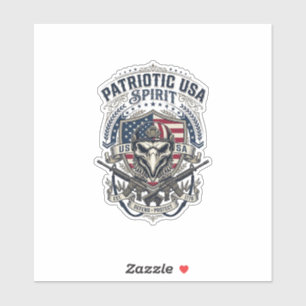 Patriotischer Taktischer Adler-Schädel-Militär-Ins Aufkleber