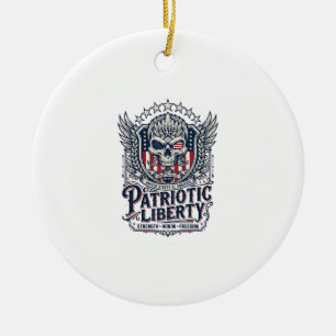 Patriotischer Taktischer Adler-Schädel-Militär-Ins Keramik Ornament