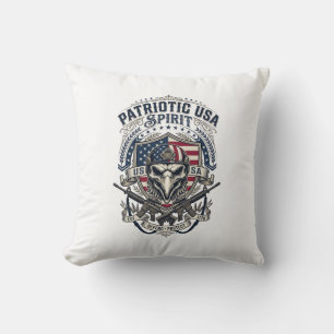 Patriotischer Taktischer Adler-Schädel-Militär-Ins Kissen