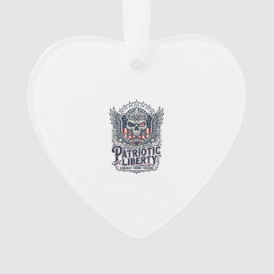 Patriotischer Taktischer Adler-Schädel-Militär-Ins Ornament