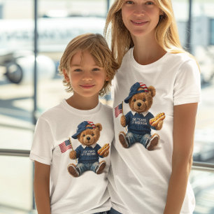 Patriotischer Teddybär  250 Jahre Freiheit T-Shirt
