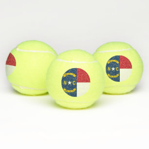 Patriotischer Tennisball mit Flagge von North Caro Tennisbälle