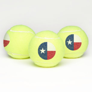 Patriotischer Tennisball mit Flagge von Texas Tennisbälle