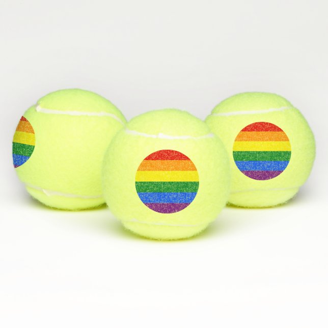 Patriotischer Tennisball mit Stolzflagge Tennisbälle (Multi)