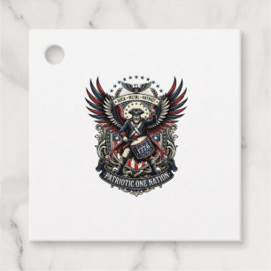 Patriotischer Trommler der Liberty Music Rock Meta Geschenkanhänger