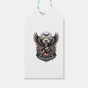 Patriotischer Trommler der Liberty Music Rock Meta Geschenkanhänger