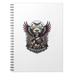 Patriotischer Trommler der Liberty Music Rock Meta Notizblock