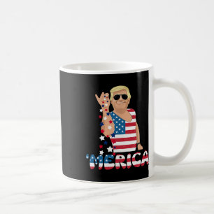 Patriotischer Trump 4. Juli Amerika Freiheit Unabh Kaffeetasse