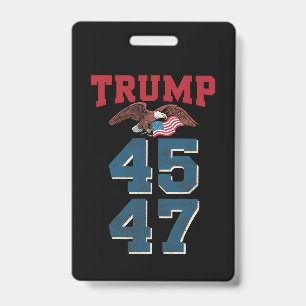 Patriotischer Trump gewann 45 und 47 Sieg Sieger T Ausweis