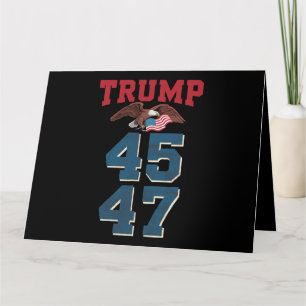 Patriotischer Trump gewann 45 und 47 Sieg Sieger T Karte
