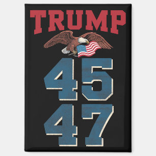 Patriotischer Trump gewann 45 und 47 Sieg Sieger T Magnet
