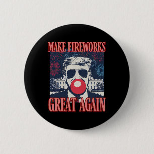 Patriotischer Trump macht Feuerwerk wieder groß am Button