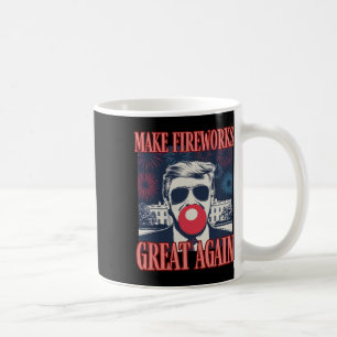 Patriotischer Trump macht Feuerwerk wieder großart Kaffeetasse