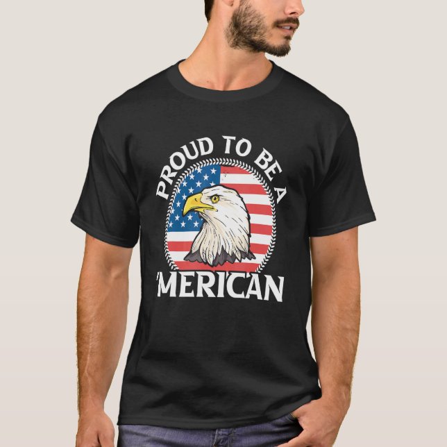 Patriotischer Unabhängigkeitstag 4. Juli Profit T-Shirt (Vorderseite)