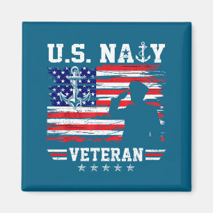 Patriotischer US-Marine-Veteran-Flagge USA-Matrose Magnet