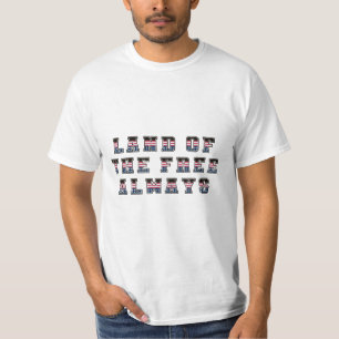 Patriotischer USA-Hut Freiheit Land der Freien T-Shirt