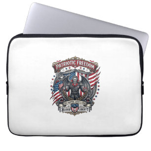 Patriotischer Vampir Freiheitslord Horror Monster Laptopschutzhülle