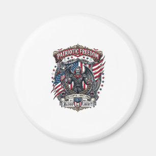 Patriotischer Vampir Freiheitslord Horror Monster Magnet