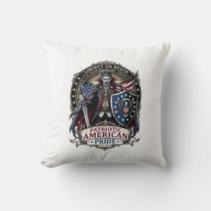 Patriotischer Vampir Liberty Lord Horror Monster P Kissen