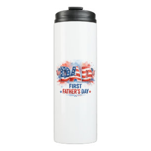 Patriotischer Vatertag Thermosbecher